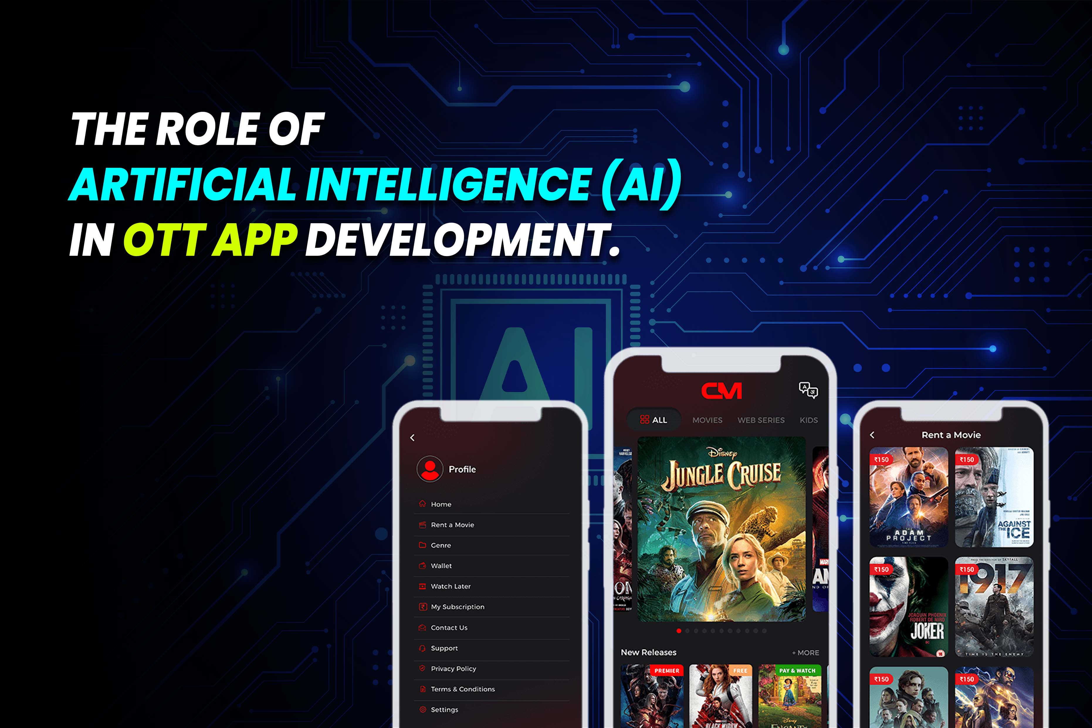 The Role of Artificial Intelligence in OTT App Development.